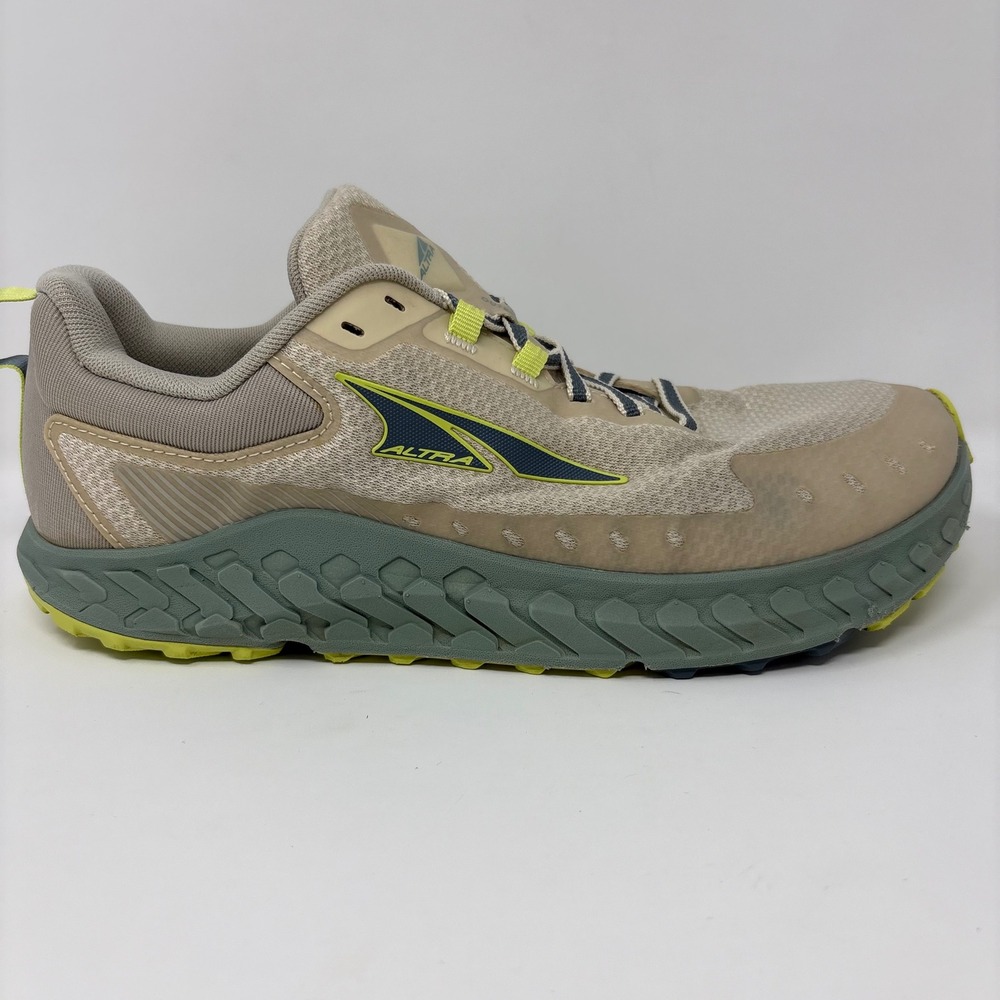 Altra Outroad 2 Men's Size 9.5 Tan Green Trail Running Shoes (AL0A82C3231)